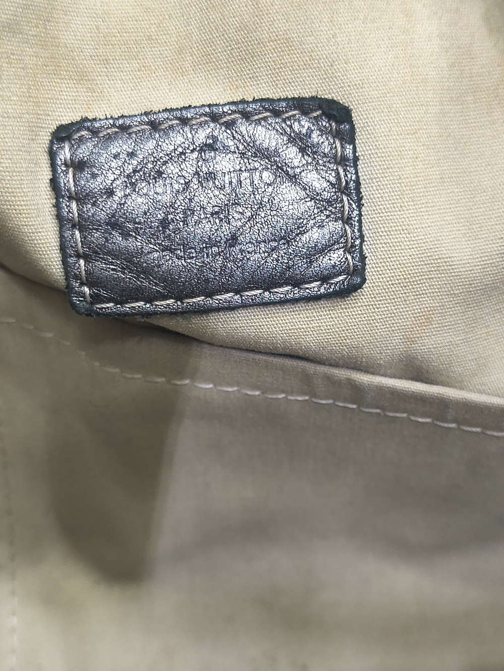 Louis Vuitton Denim Monogram Canvas Shoulder Bag - Picture 10 of 13